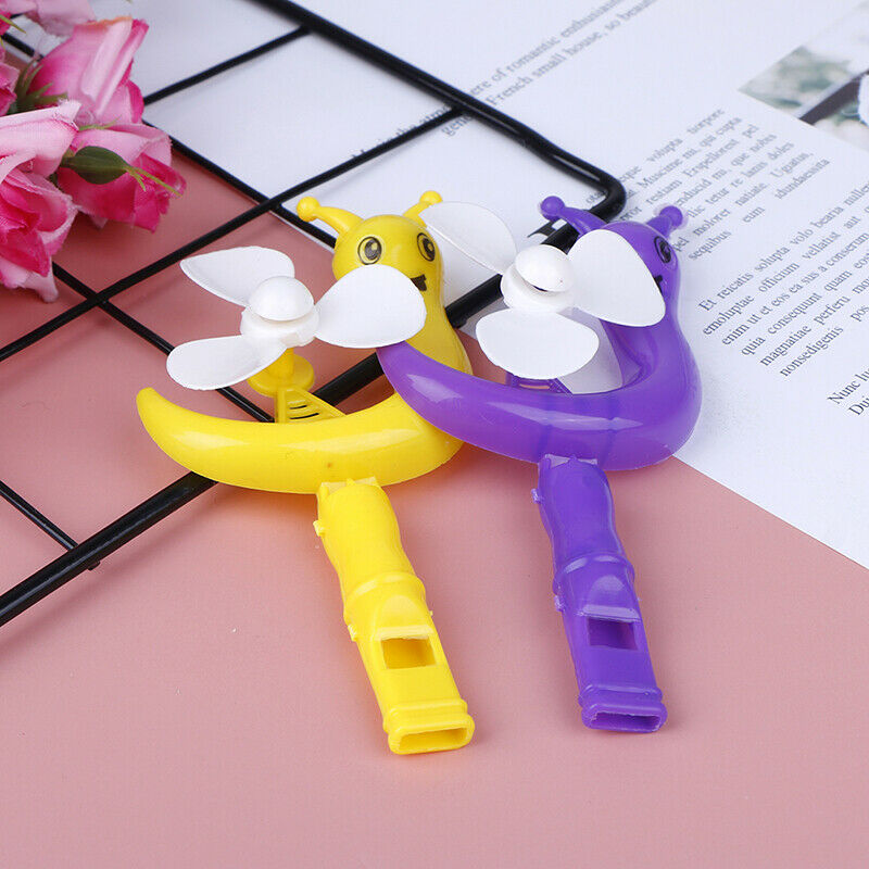 5Pcs Snail Windmill Whistle Kids happy birthday party for girl and boyAT.l8