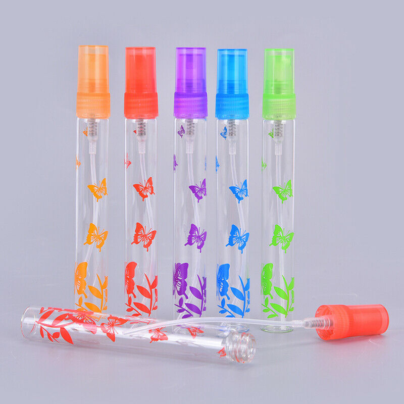 6Pieces 10ml Mini Perfume Bottle&Glass Empty Spray Printing Bottle ES^ZYW Ra FT