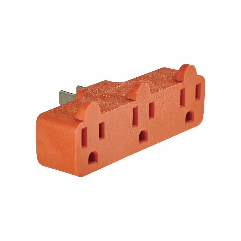 1pcs - COOPER 4402RN 15A 125V Heavy Duty Three Outlet Tap