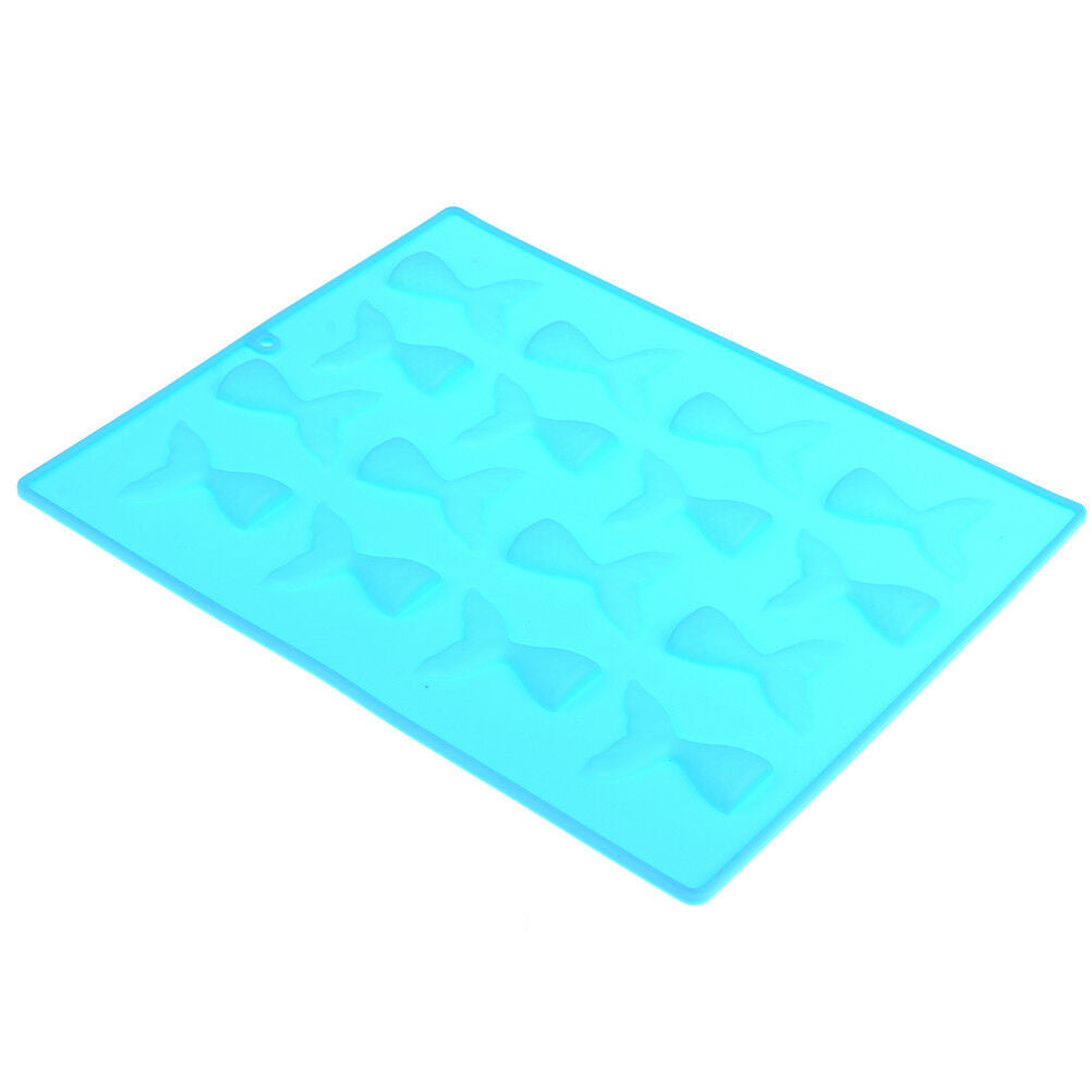 Mini Silicone Mermaid Tail Mold Fondant Cake Mold Cupcake Kitchen Baking T.l8