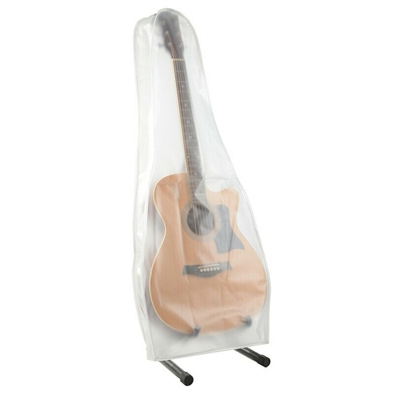 Guitar Dust Cover Fit Electric Guitars Frosted Transparent Guitar Cover ResiQ5S3
