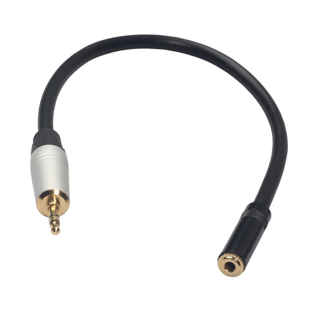 (1 feet) 3.5mm Male to 3.5mm Female Stereo Audio Extension Cable