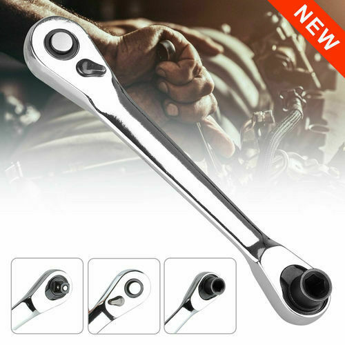 1/4 Inch Mini Ratchet Wrench  Drive Socket Screwdriver Bit Driver 72-teeth Tools