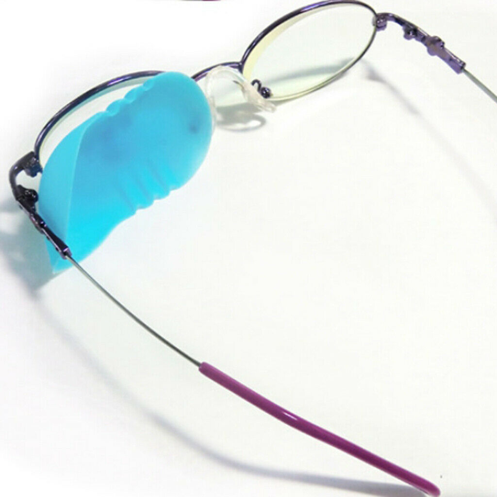 2 Pair Reusable Suction Bandages Eye Glasses Patches for Kids with Lazy Eye