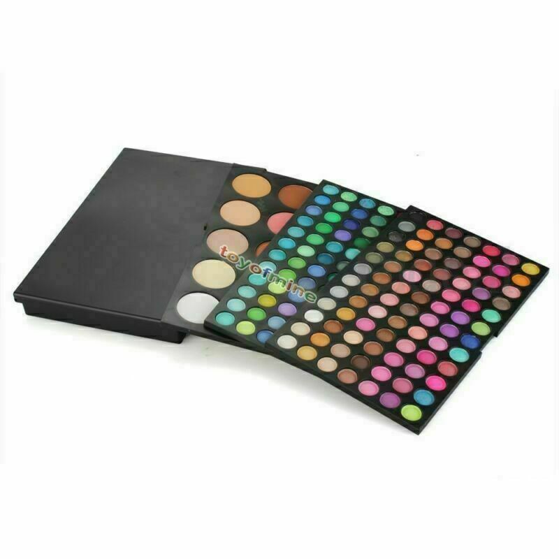 Exquisite 183 Colors EyeShadow Palette Shimmer Matte Warm Beauty Combo 3 Layer