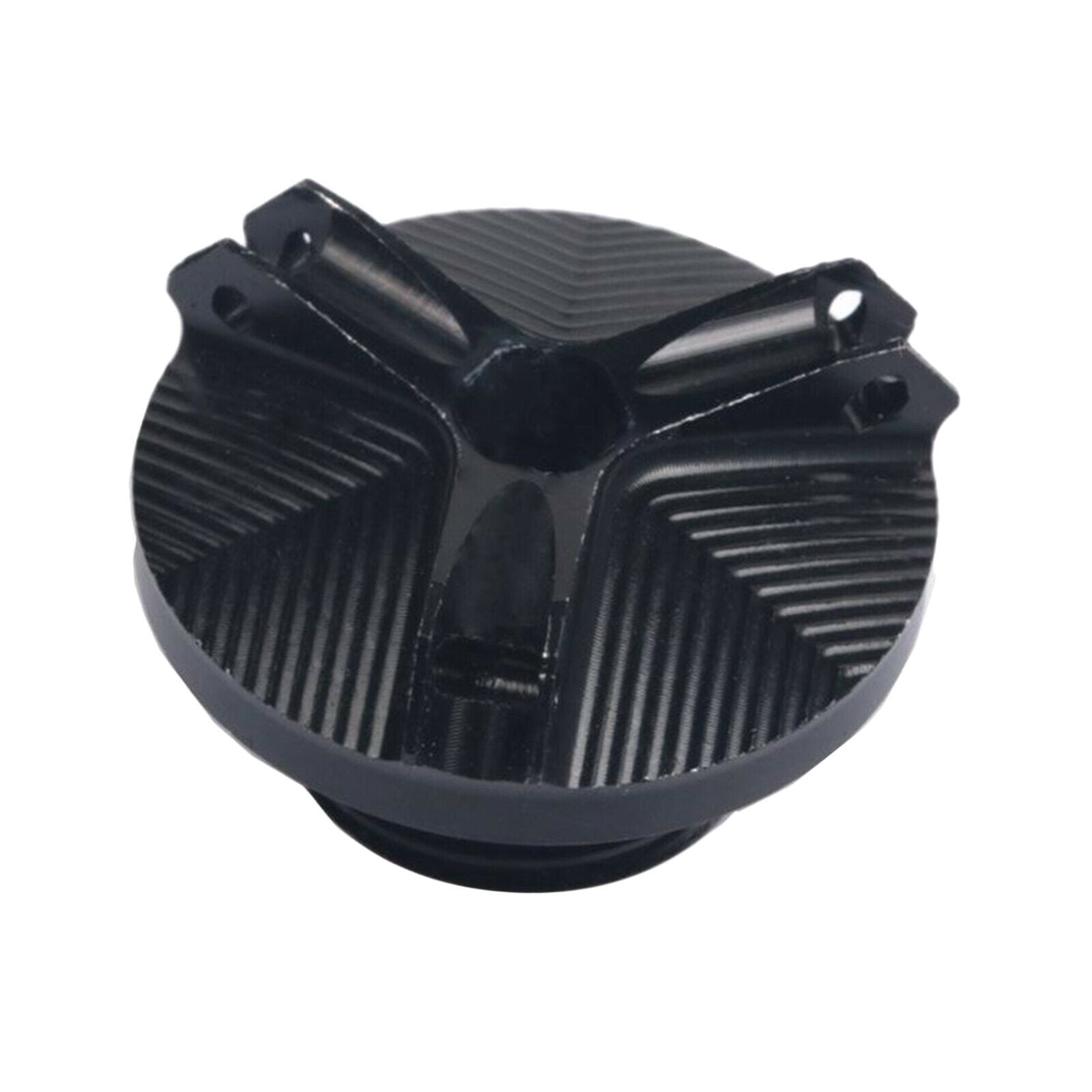 Motorcycle Oil Fill Cap Cover Oil Plug Sump Nut for Kawasaki 2017 2020 Black