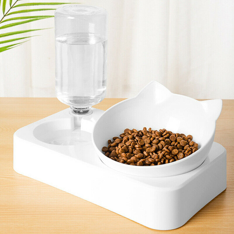 Automatic Feeder Dog Cat Food Bowl with Water Dispenser Double Drinking BowlFCA
