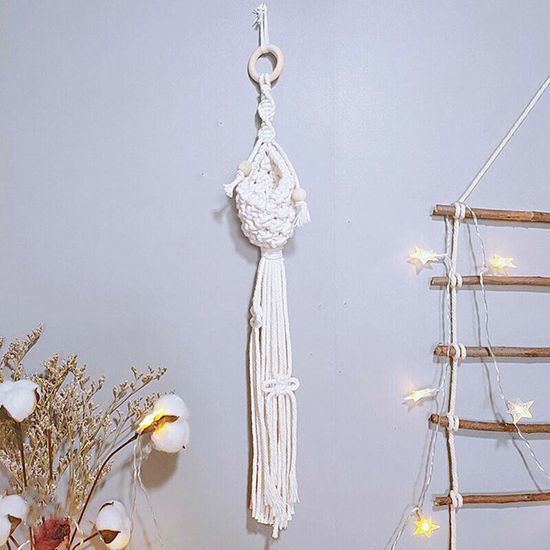 Macrame Plant Hanger Garden Hanging Planter Basket Rope Flower Pot Holder.l8