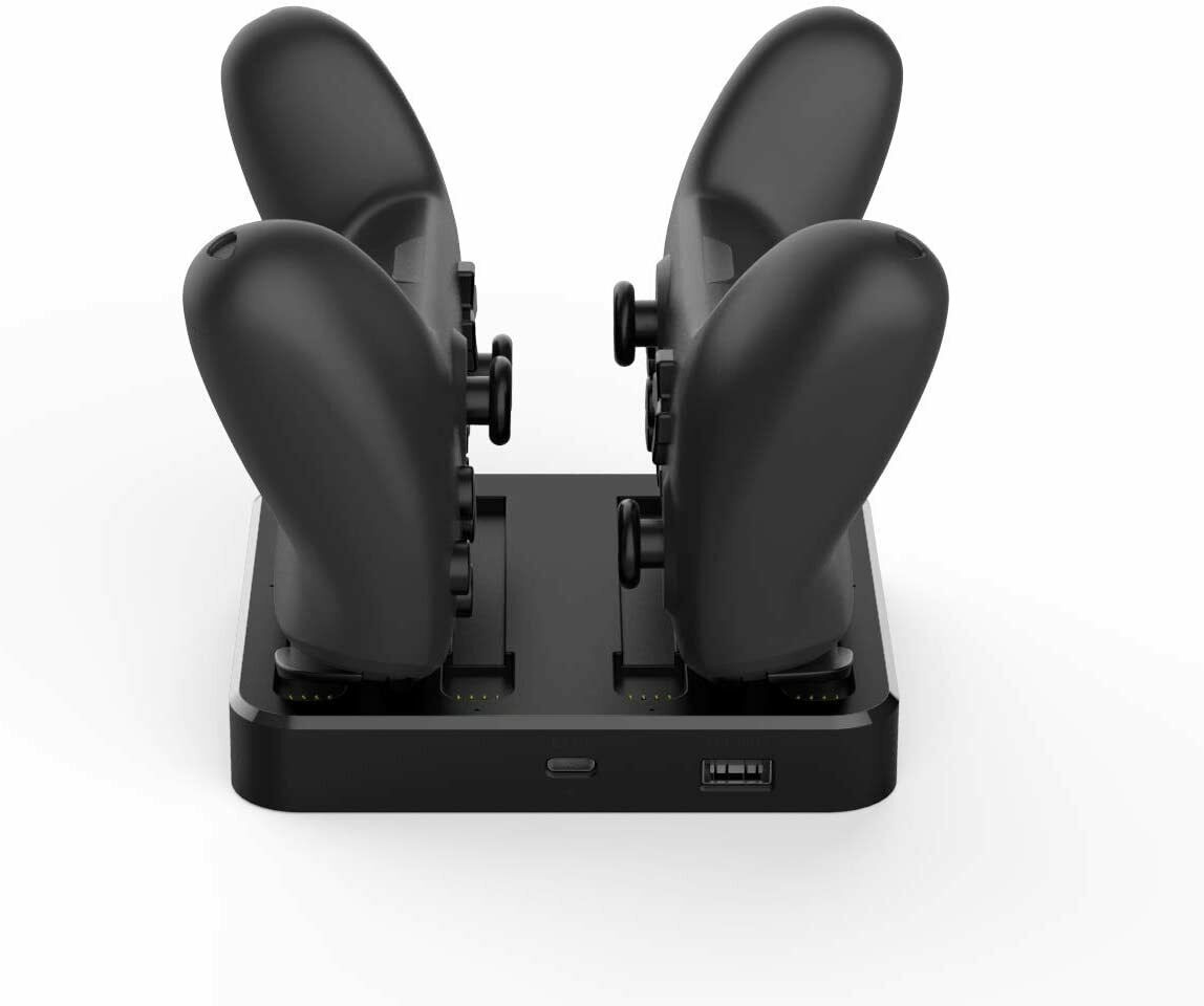 Charging Dock Station Compatible with Nintendo Switch Joy Con Controllers Stand