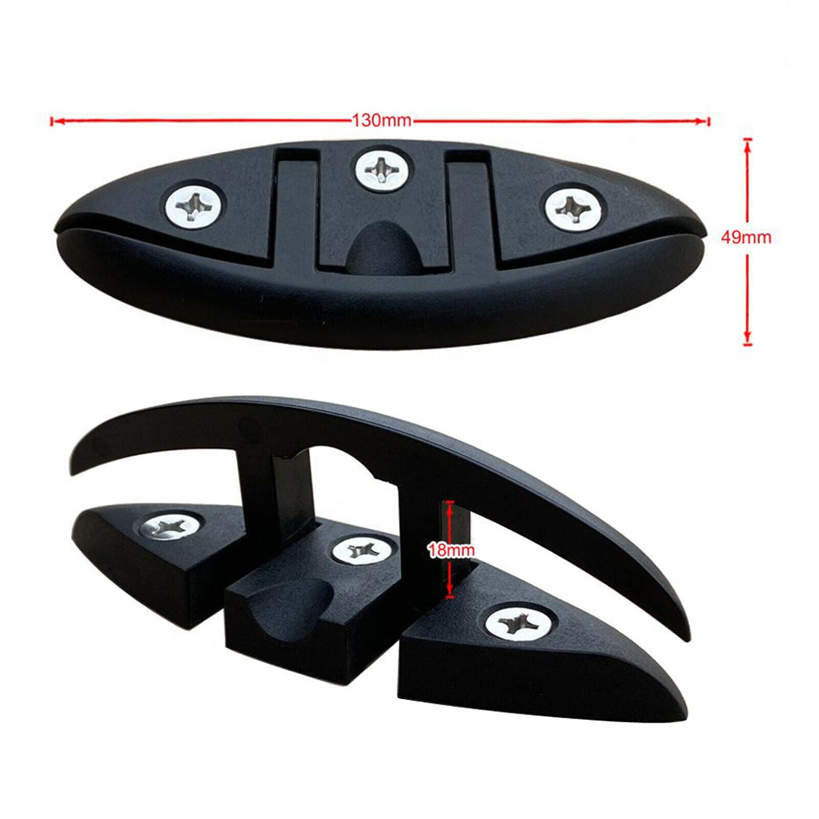 Nylon Boat Flip Up Folding Pull Up Cleat Deck Marine Kayak accessories