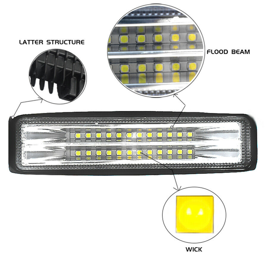 1X 72W Led spot work light For Trucks, SUV Off-road, Engineering Vehicles, Cars