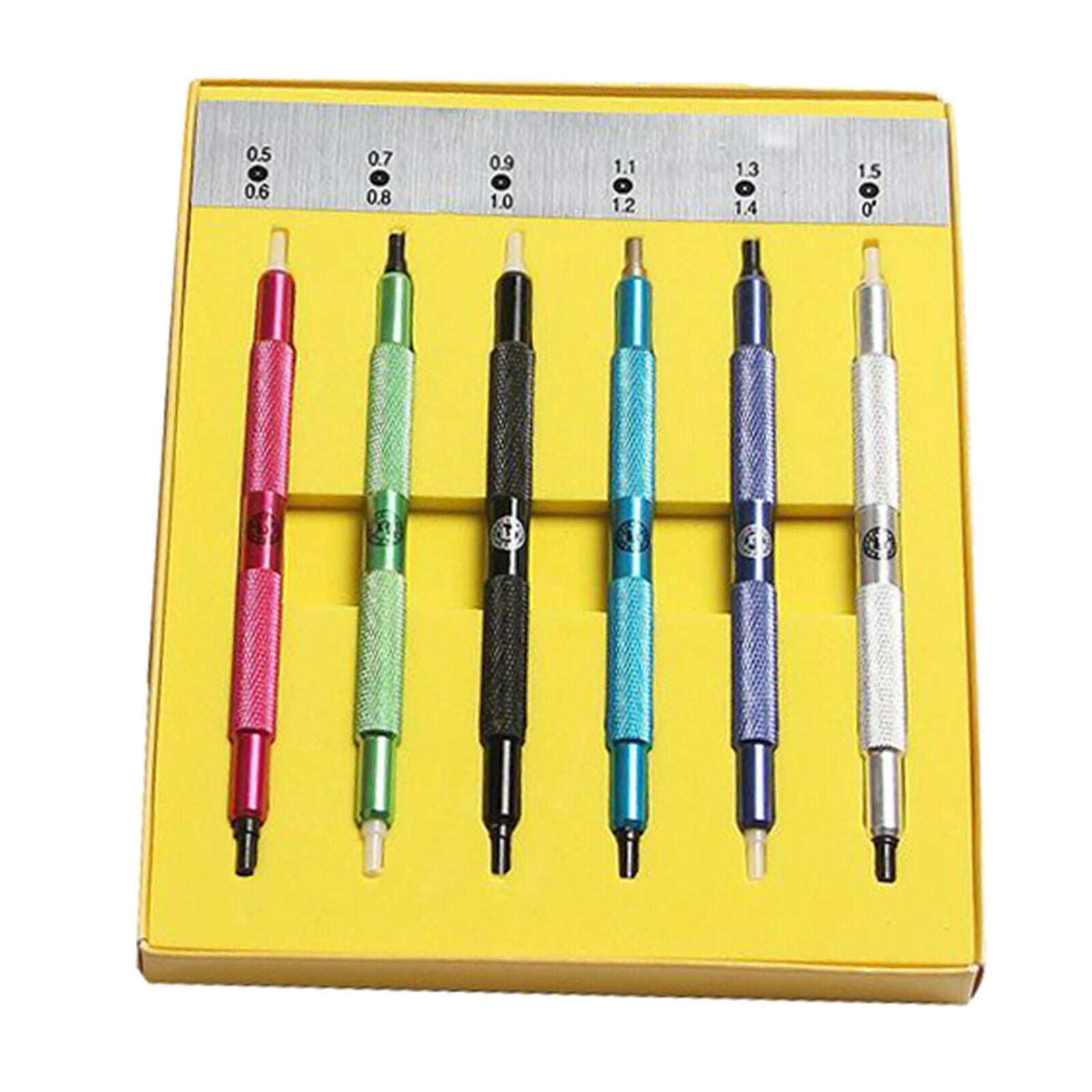 6Pcs Watch Hand Presser Fitting Watchmakers Repair Hands Fitting Press Tool