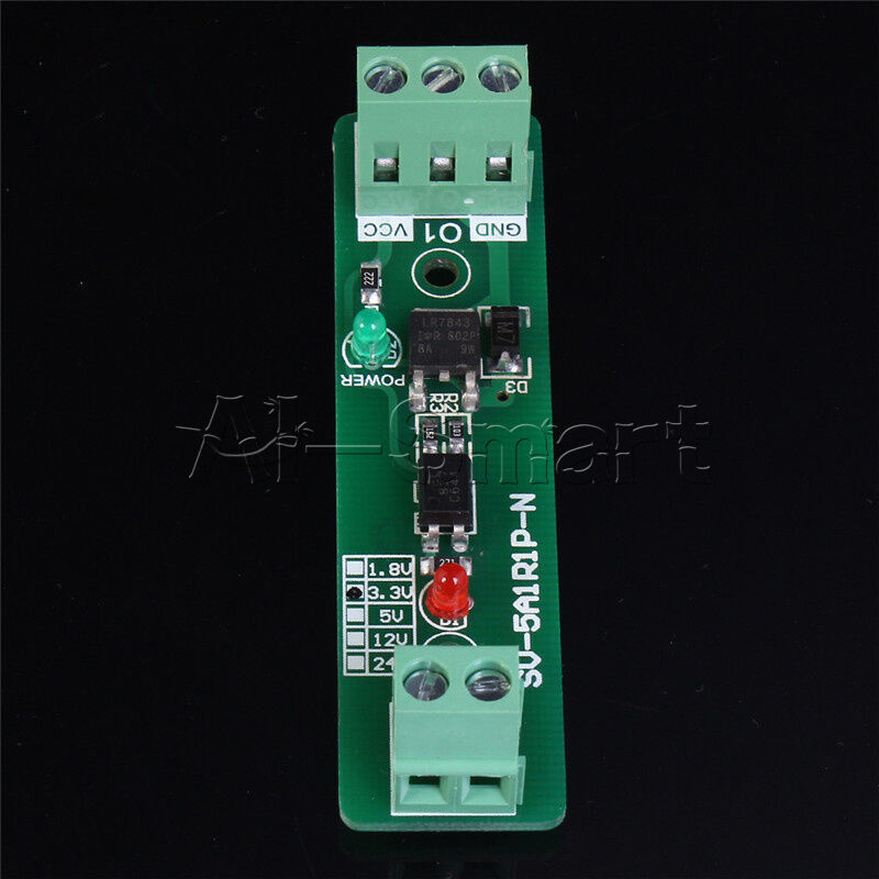 DC 3.3V 1 Channel Relay Driver Module Photoelectric Isolation Input NPN/PNP