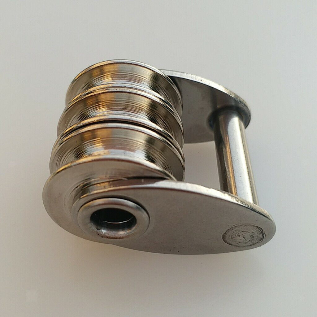 316 Stainless Steel Sail Tack Triple Pulley Part for Windsurfing Sails