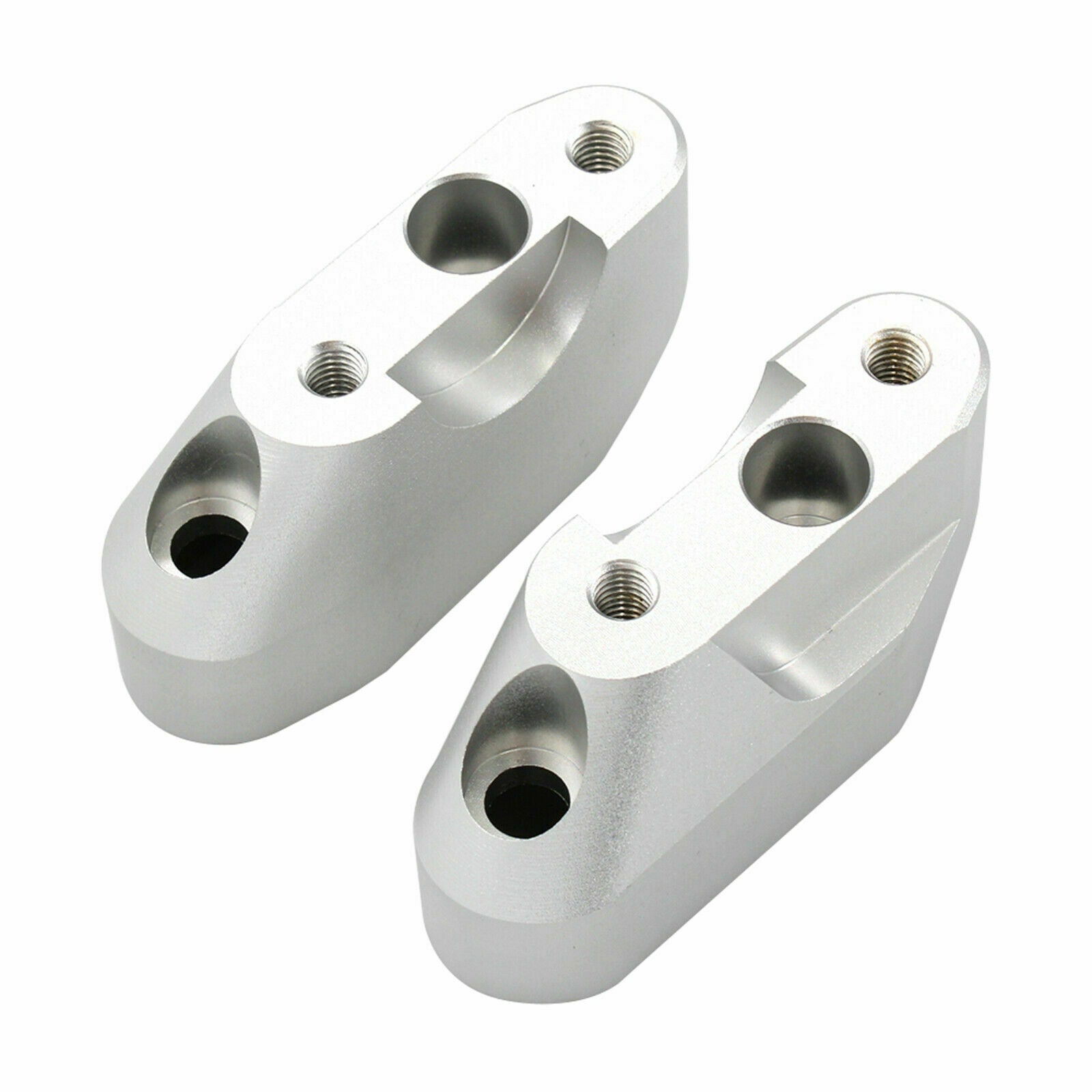 Motorcycle Handlebar Risers Clamps Chrome Fit For BMW R1200RS 2015-2016