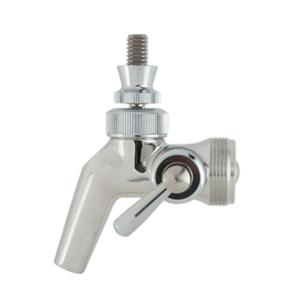 Universal Stainless Beer Faucet for Keg Tap Tower Beer Shank and Kegerator