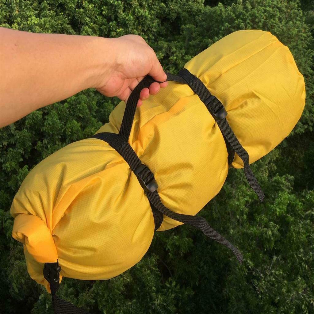 2X Tent Compression Storage Bag Duffel Bag For Camping Outdoor Sports Yellow