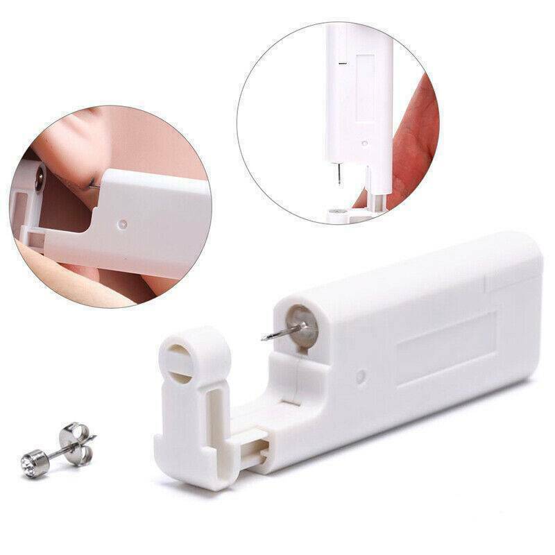 Sterile Nose Ring Stud Piercing Gun Unit Piercing Tool Nose-Piercer