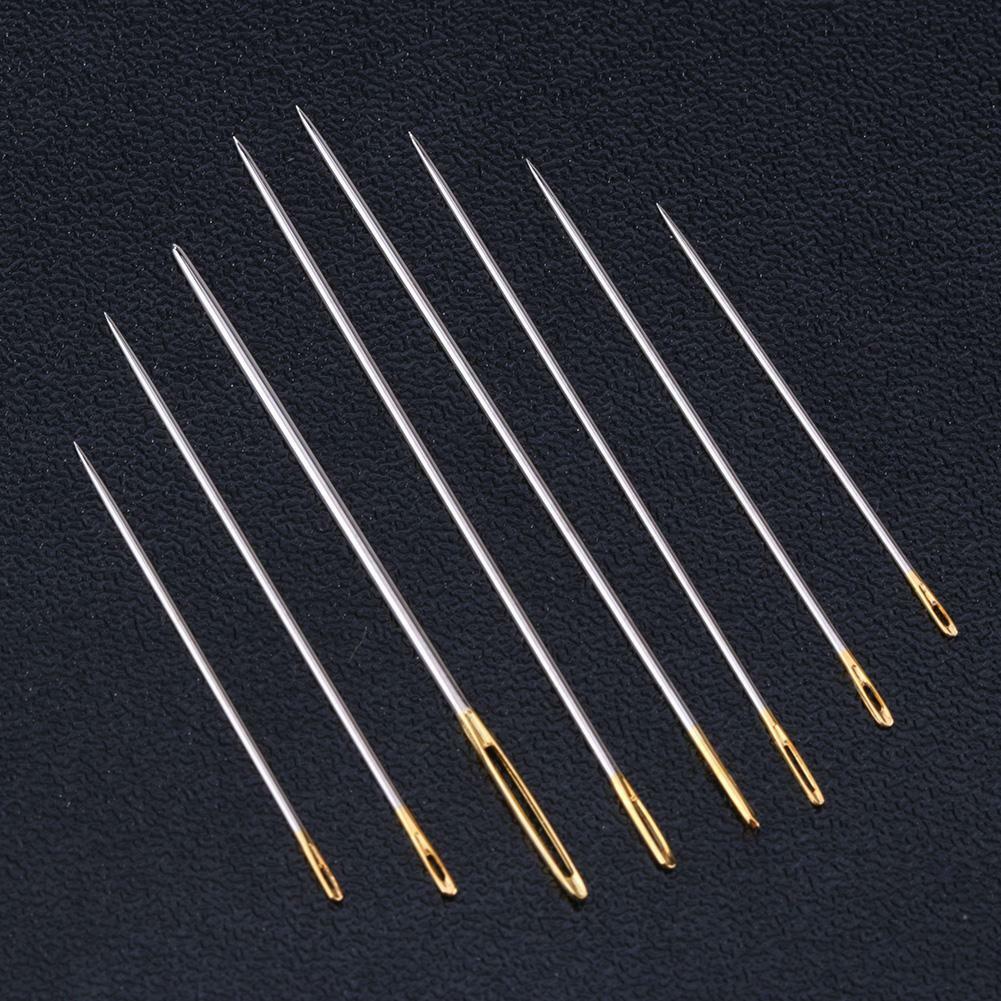 16pcs/set Hand Sewing Needles Kit Household Leather Canvas Carpet Repair Tool