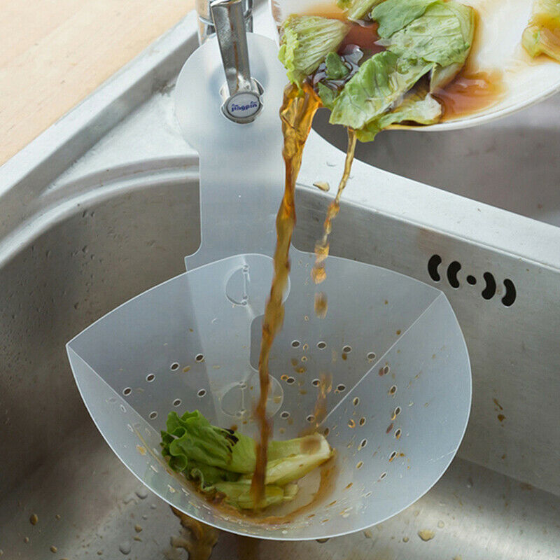 Kitchen Drain Sink Strainer Filter Food Catcher Foldable Anti-Blocking DSEBD