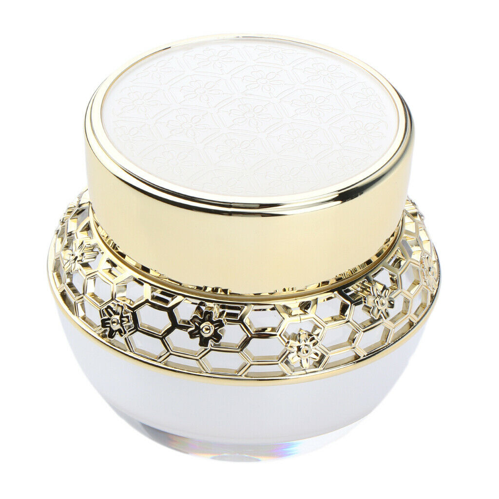 Low Profile 30g Jar Acrylic Empty Cosmetic Containers for Sugar Scrub, Powder,