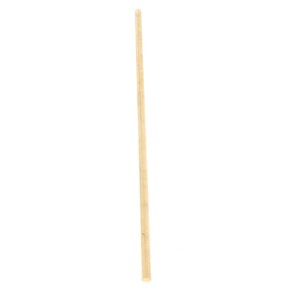 10inch/25cm Brass Round Bar Rod - Diameter 6mm&4mm, Abrasion-Resistant, Pack of
