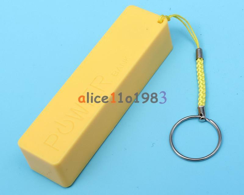 USB Power Bank Charger Pack Box Battery Case For 1x18650 DIY Portable Yellow