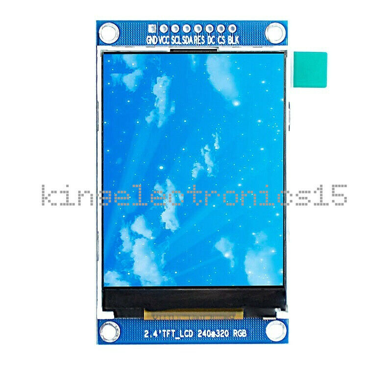 240X320 2.4 inch TFT LCD Color Screen SPI Serial Port module ILI9341 Driver