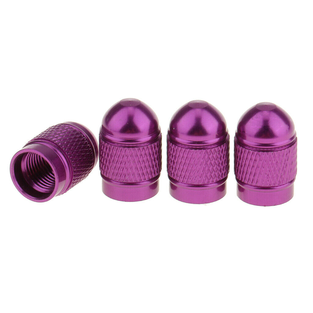 8pcs Red  Air Valve Stem   Cover for All Standard Valves Car