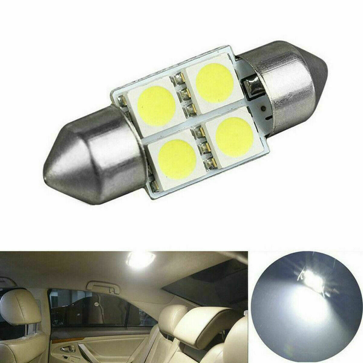14 x Car Interior Package Map Dome License Plate Mixed LED Light Accessories Kit