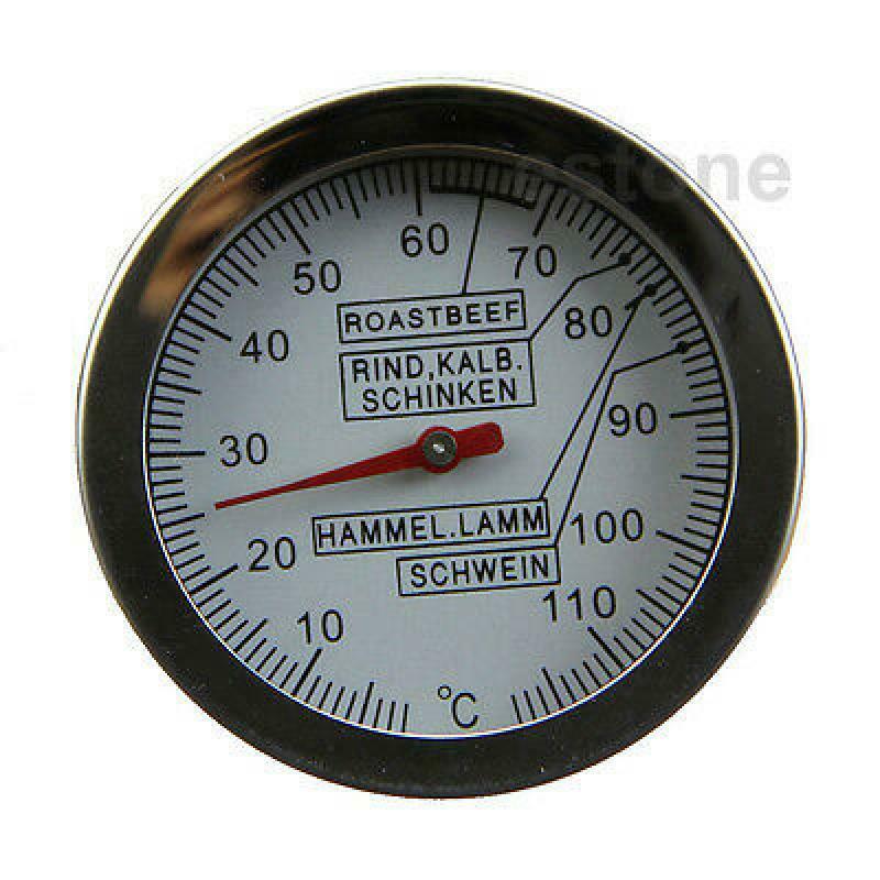 New Fast Accurate Temp Stainless Steel Meat Thermometer with Large Dial