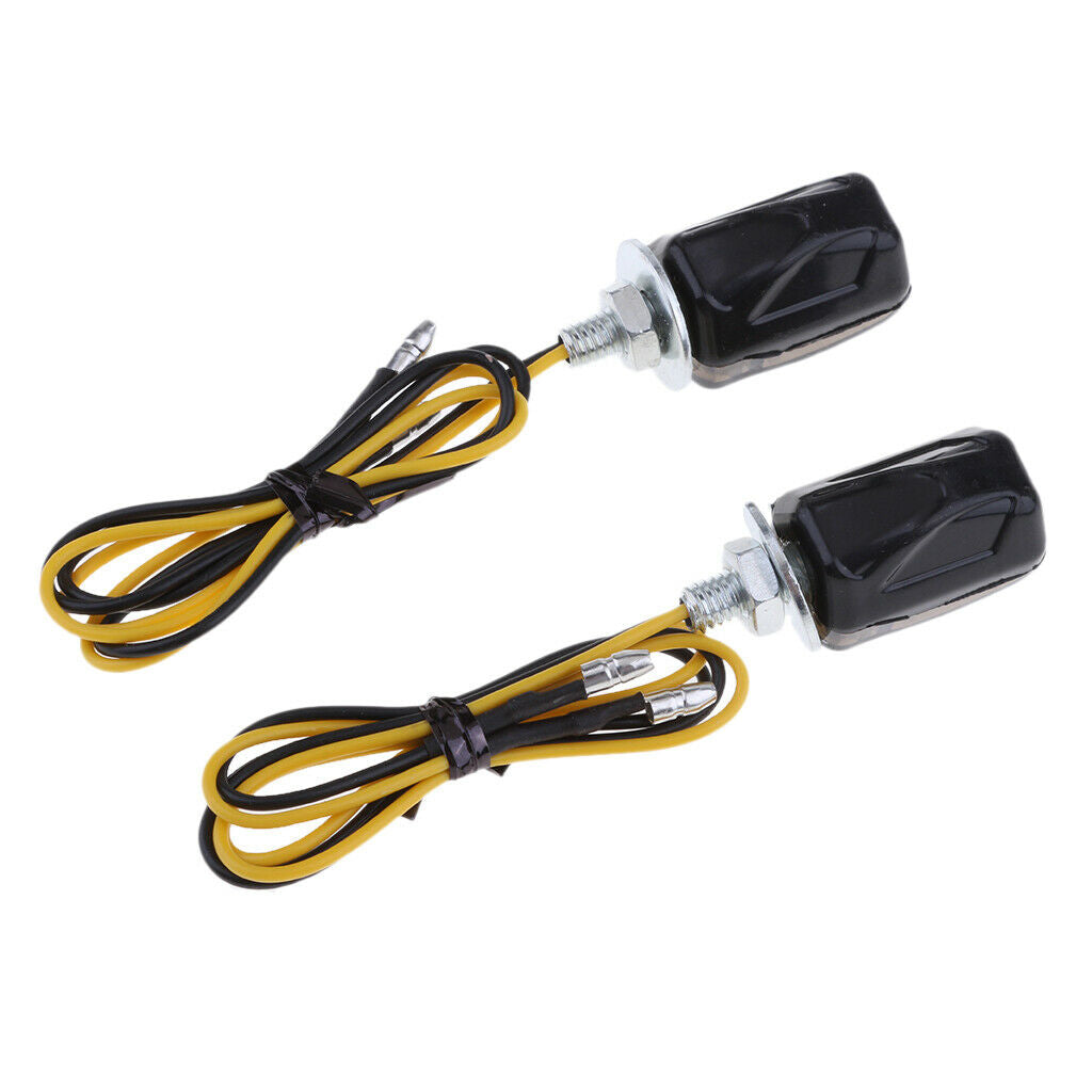 1 Pair LED Turn Signals Light Small Indicators Replacement Left & Right