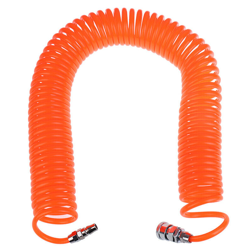 15m Polyurethane PU Air Compressor Hose Tube Pneumatic Hose Spring Air Pipe WF