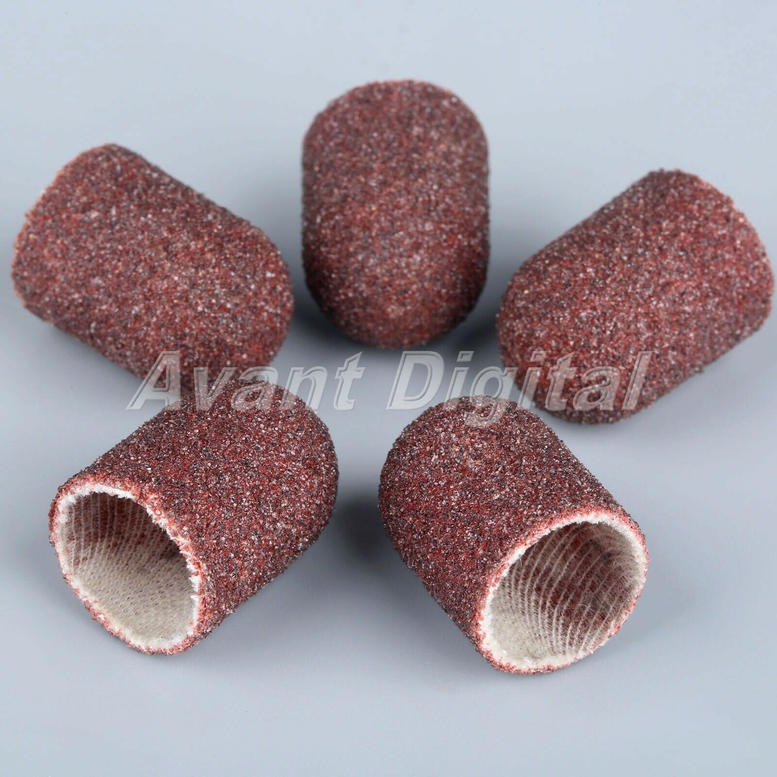 5Pcs Sanding Caps Machine Replacement Bits Pedicure For Callus Removal Nail File