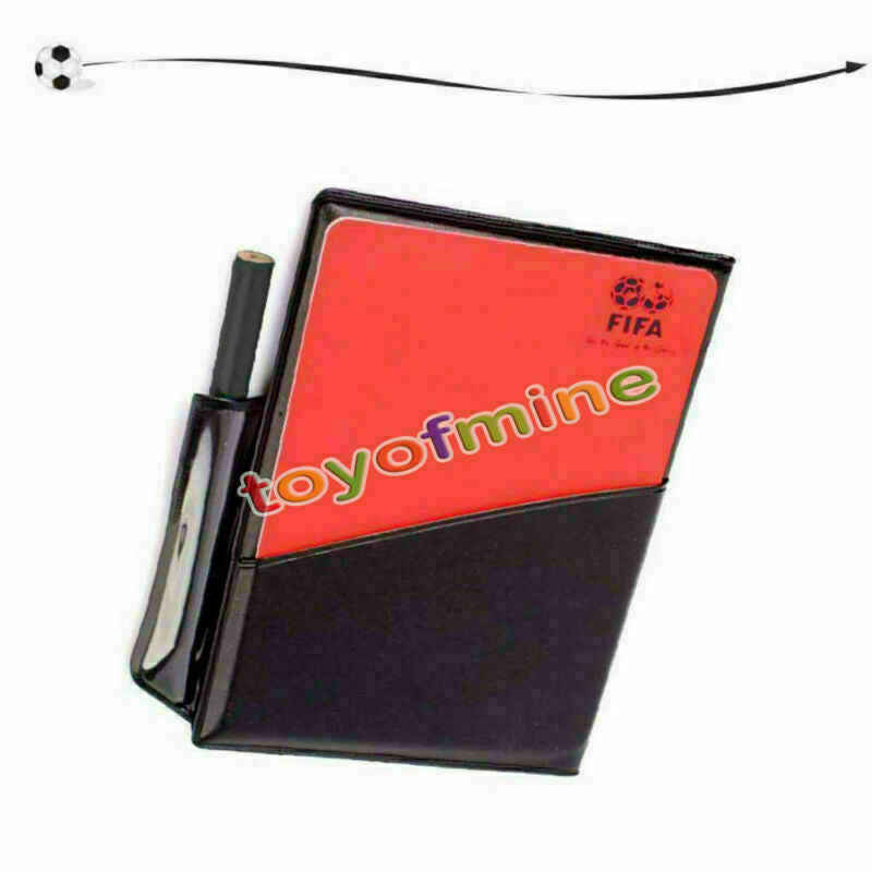 New Sport Football Soccer Referee Wallet Notebook with Red Card and Yellow Card
