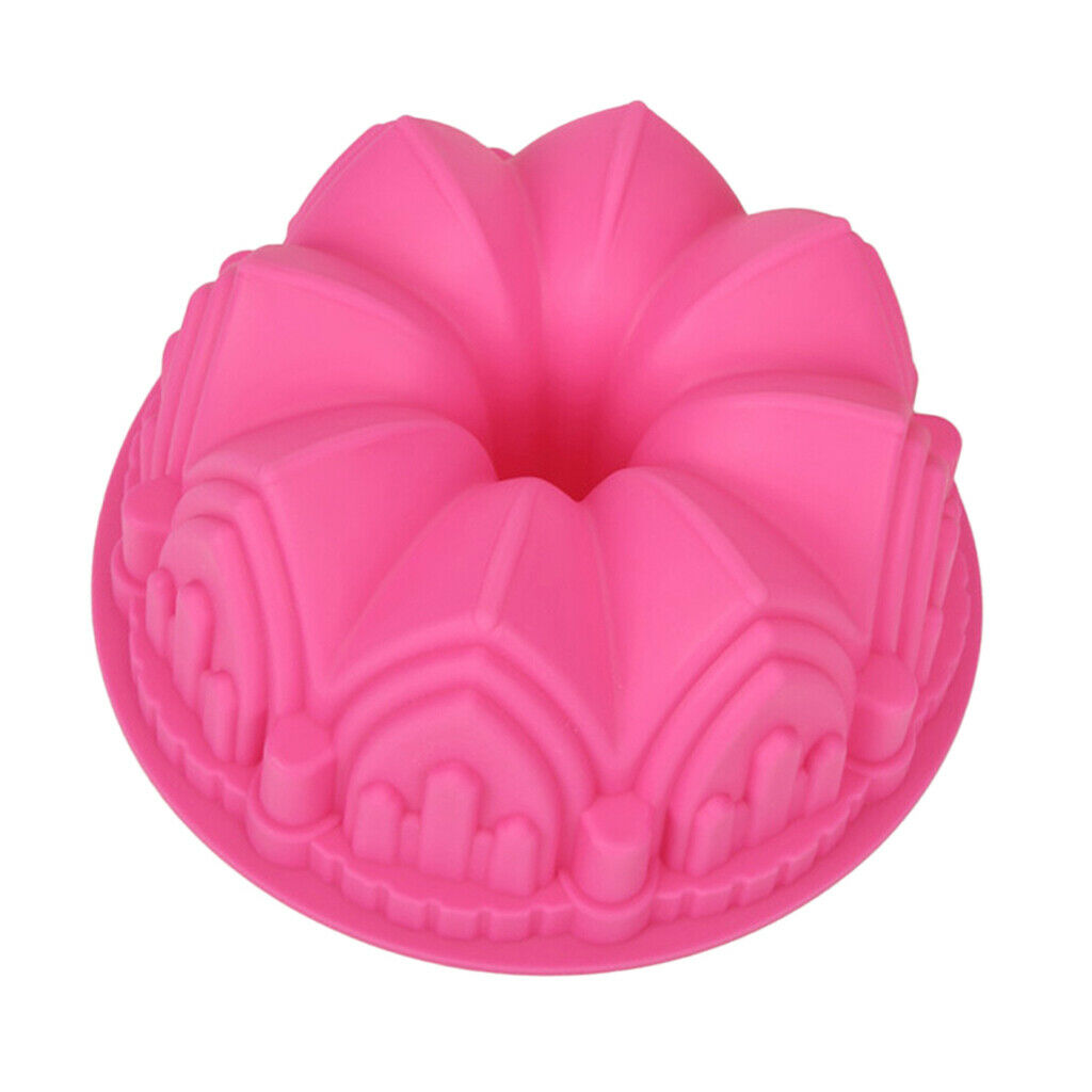 Crown Castle Silicone Cake Pan Cake Pan Mold Non Stick Baking Pan DIY Baking