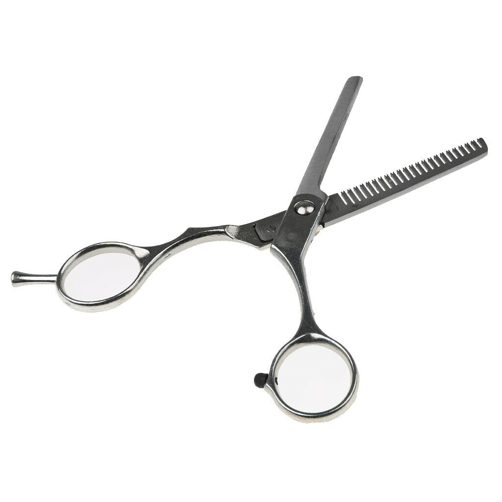 6 "Professional Salon Haircut Thinning Scissors Set with Finger Rest