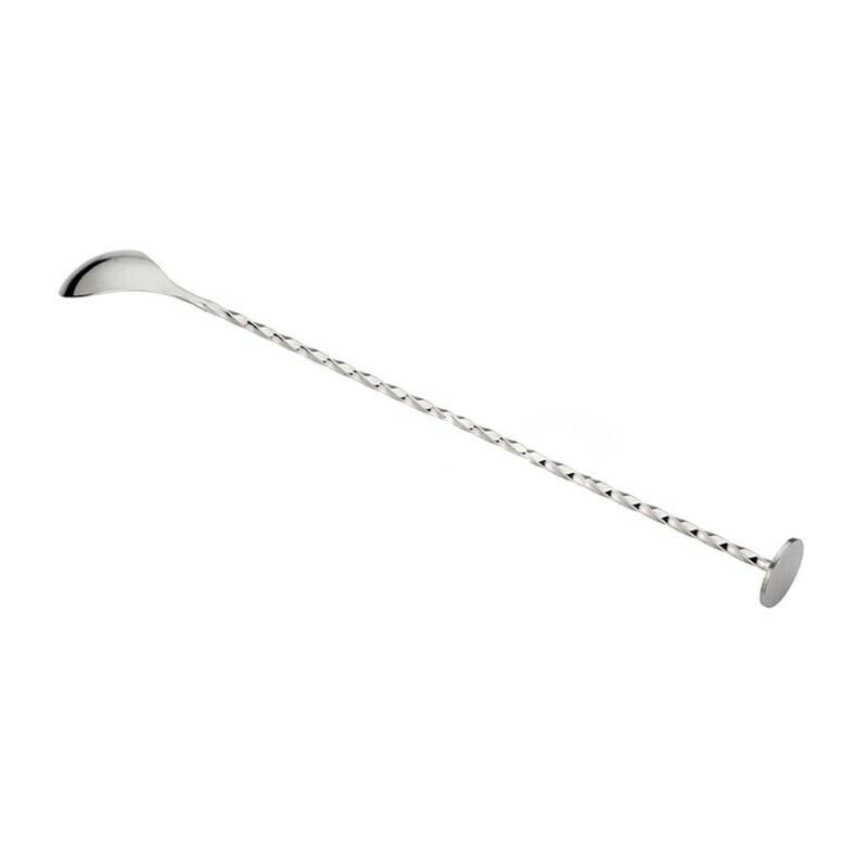 Twisted Mixing Spoon 27.5cm 11 Inch Mixing Spoon, Long Cocktail Spoon, Bar SpoS6