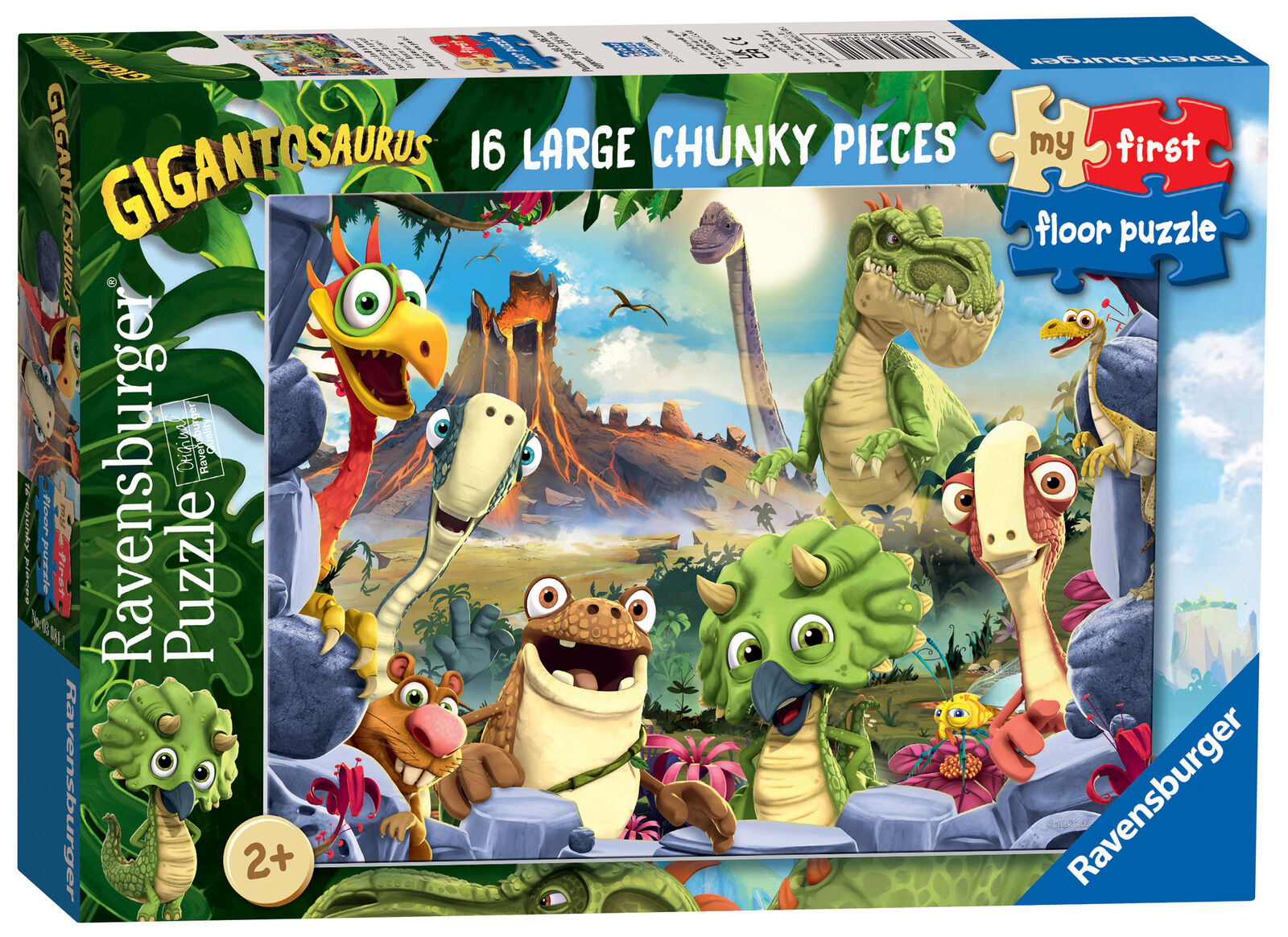 03081 Ravensburger Gigantosaurus My First Floor Jigsaw Puzzle 16pc Toddler 24m+