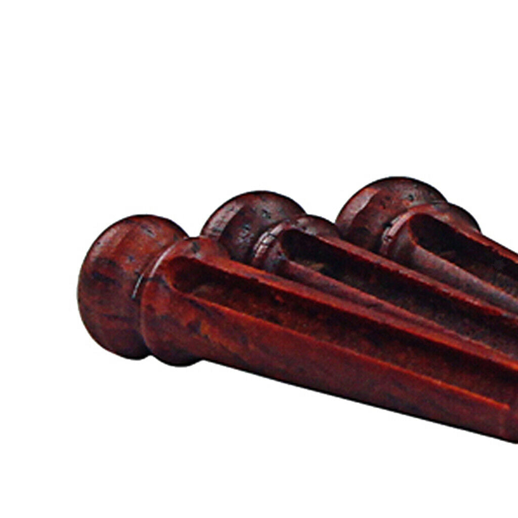 6 Pcs of Set Acoustic Folk Guitar Pins Rosewood Bridge Pins 30.5x8x3.5mm