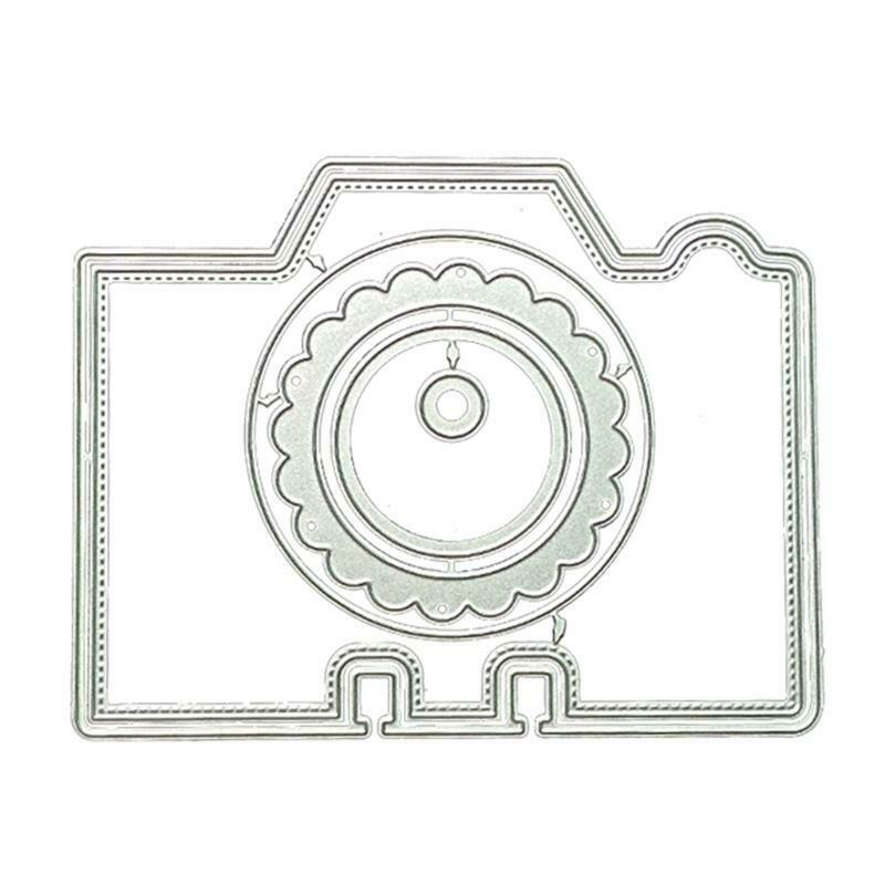 Camera Case Metal Cutting Dies Stencil DIY Scrapbook Album Paper Card Template