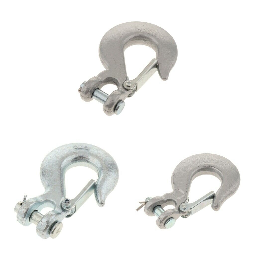 Half-Linked Winch Hook /Latch for ATV UTV Winches 3000Lbs 6000Lbs 12000Lbs