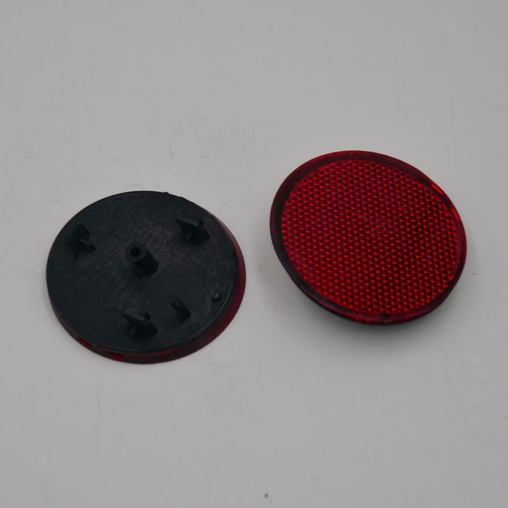 Round Reflectors Light Bumper Reflective Strips For  QASHQAI 2007-2015