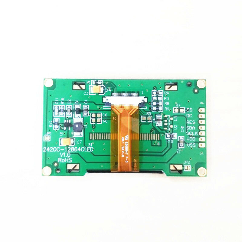 New Green 2.42" 12864 OLED IIC I2C SPI OLED Display Module