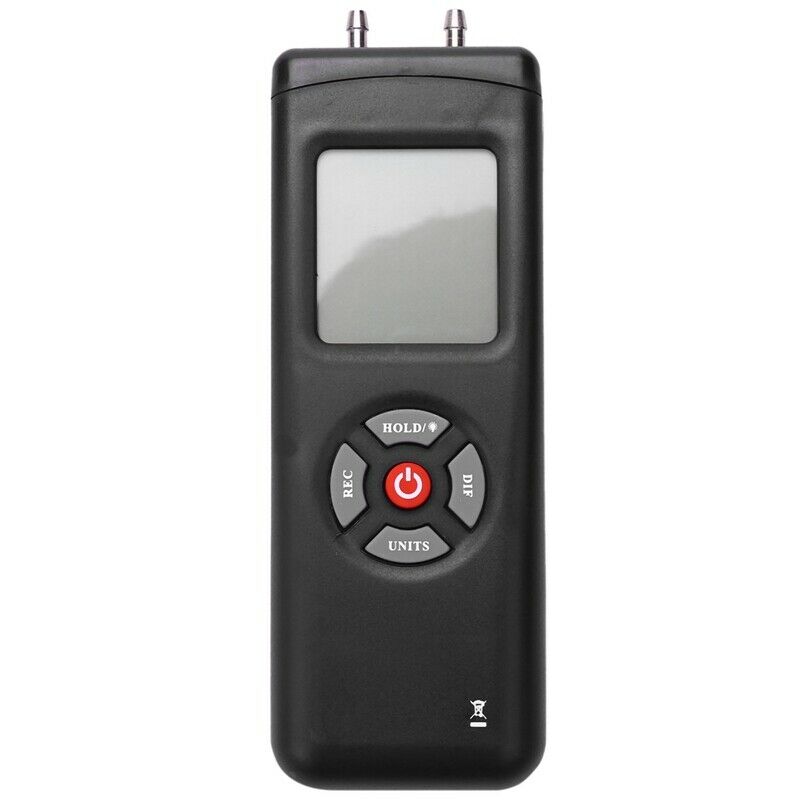 Manometer Digital Portable Handheld Air Vacuum Gas Pressure Gauge Meter with BE4