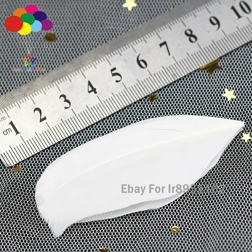 Pure White 100 pcs 5-7 cm Goose feather for Decor Accessories Wedding Decoration