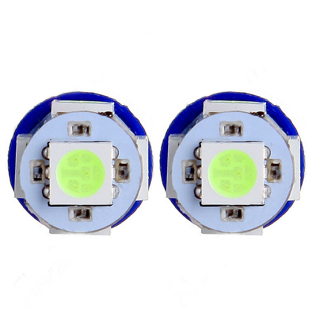 10pcs Ice Blue Canbus Error Free T10 W5W 5SMD 5050 LED Car Dash Wedge Bulbs