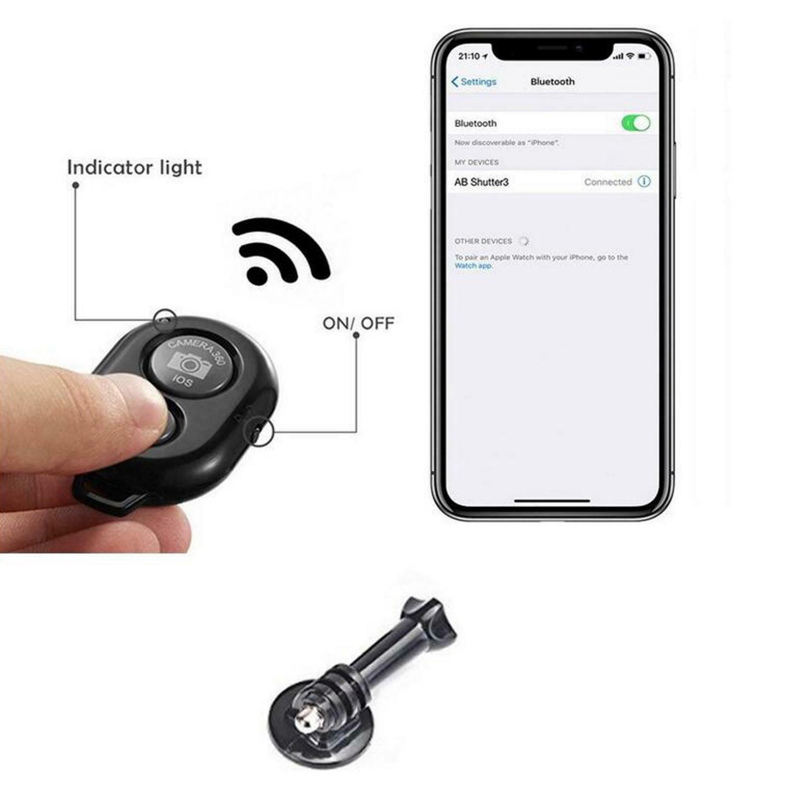 Tripod   Stand   Selfie   Stick   Aluminum   4 - Sections   Bluetooth   Remote