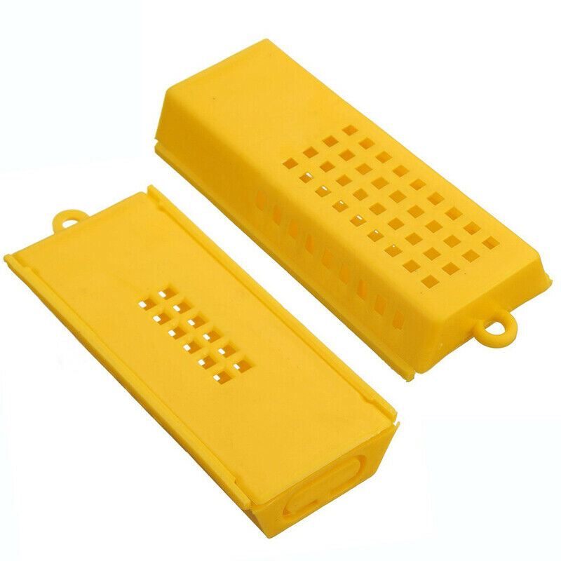 10pcs Extended Queen Bee Butler Cage Catcher Trap Case Plastic Beekeeping Tools