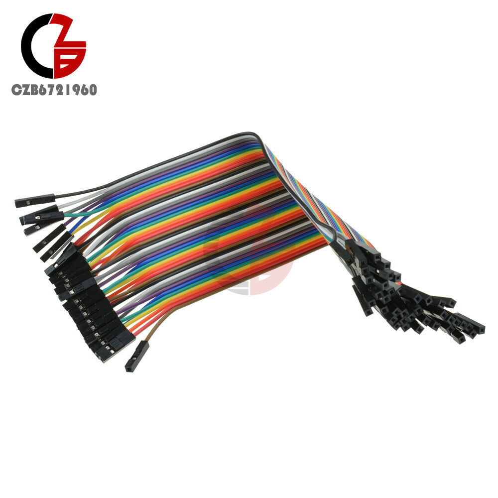 80PCS Dupont Wire Female to Female Connector Cableï¼Œ2.54mm 1P - 1P For Arduino